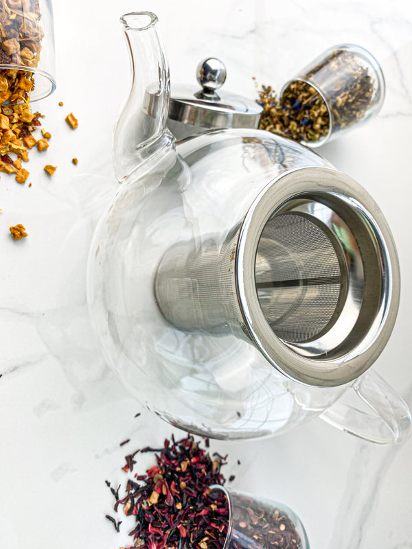 Teapot Infuser - Glass  The Spice & Tea Exchange