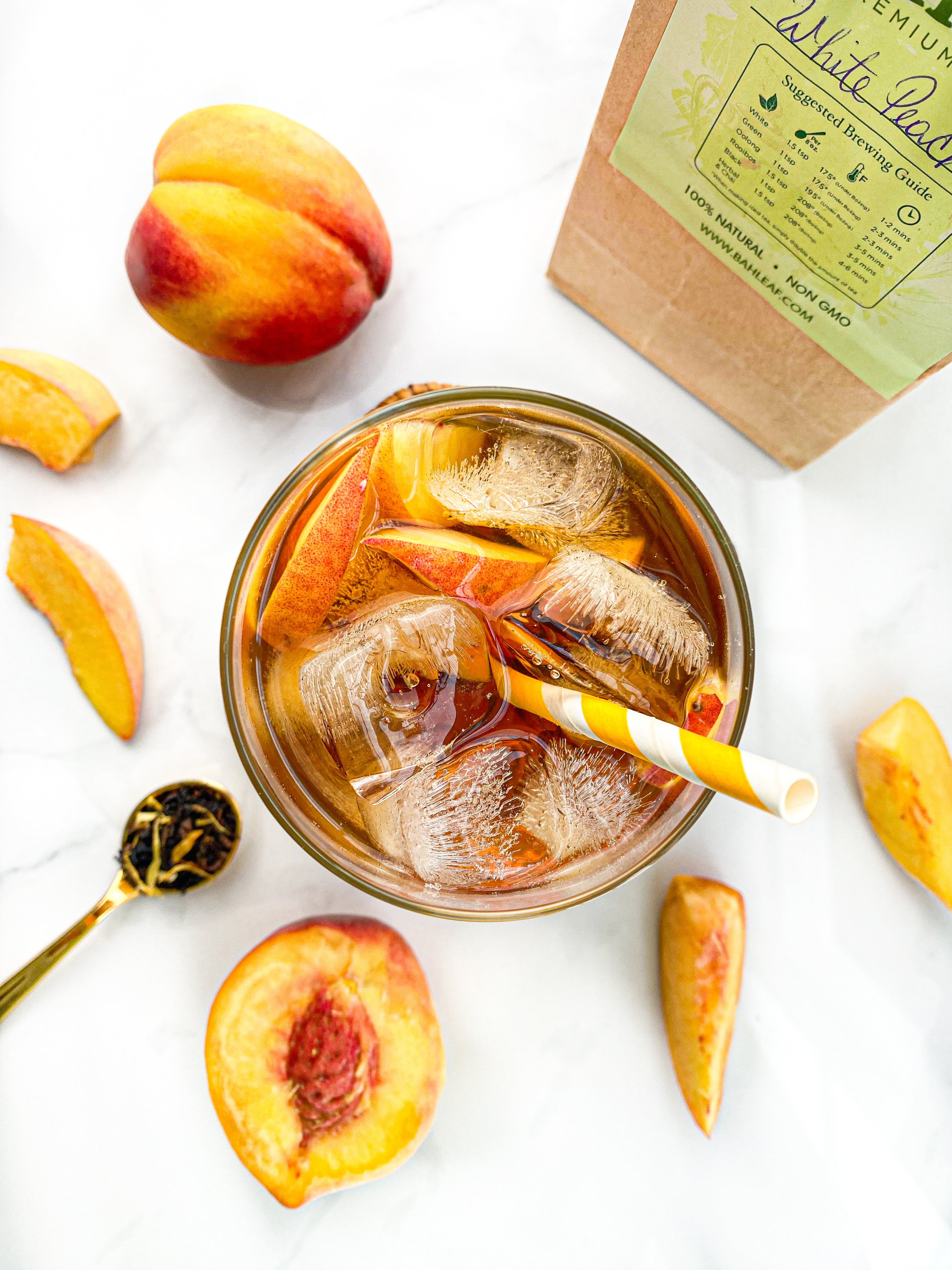 Peach And Vanilla Chai Iced Tea, Iced Tea Recipe